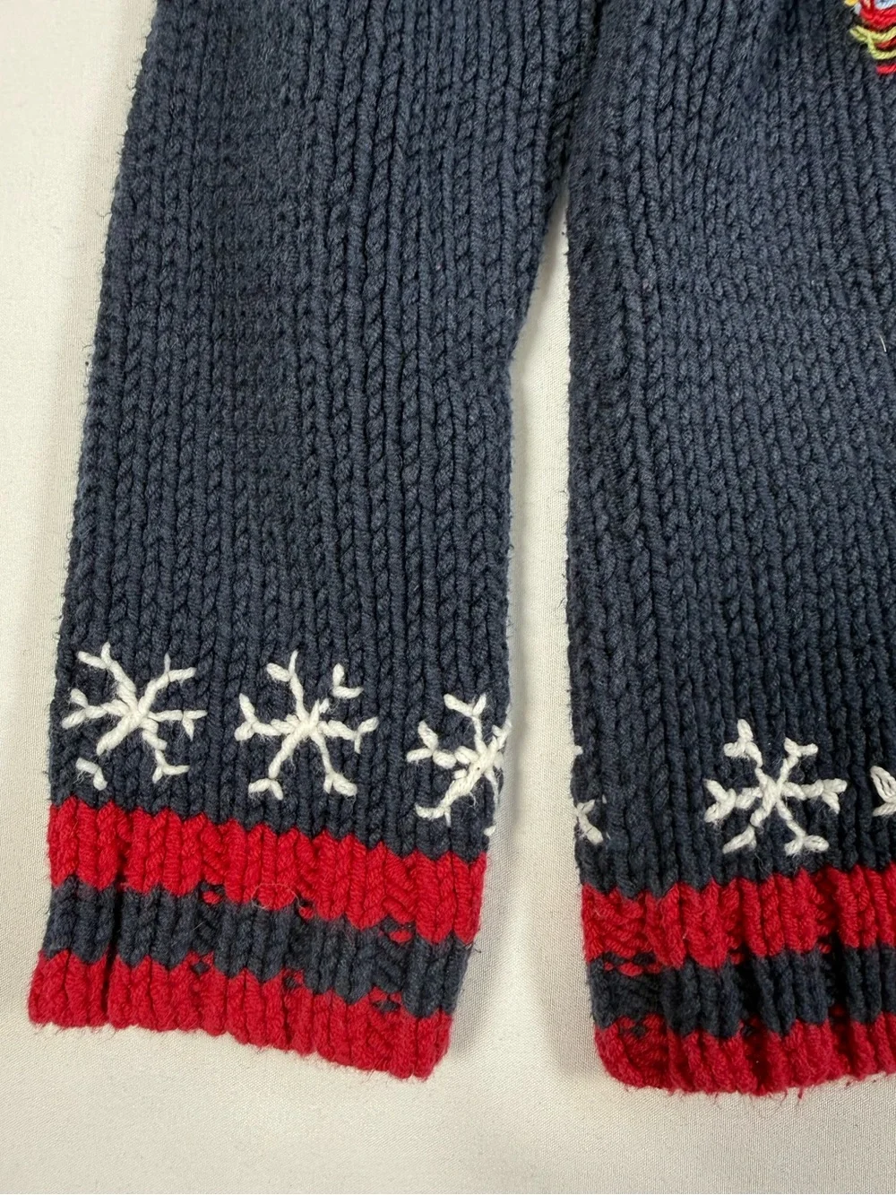 THE CHILDRENS PLACE Snowman Christmas Sweater 4T Holiday Winter Cozy Vintage